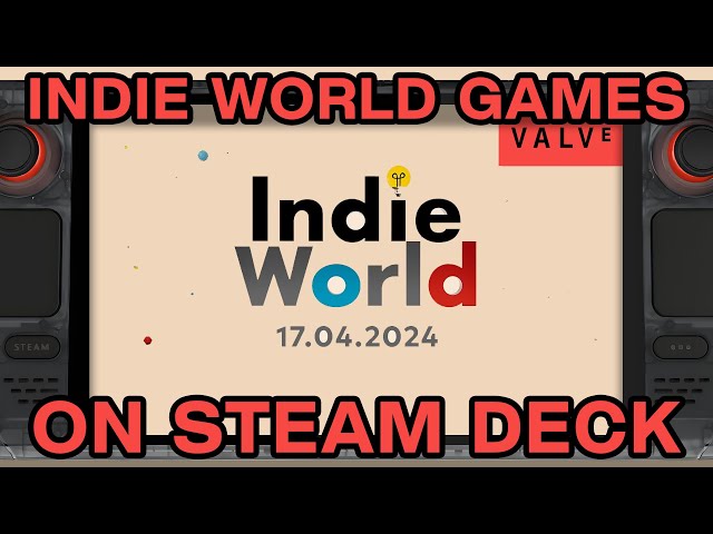 「The Indie World Showcase - Upcoming Steam Deck Titles」