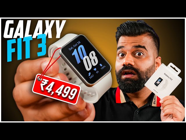 Samsung Galaxy Fit 3 Unboxing & First Look - The Best Fitness Tracker🔥🔥🔥