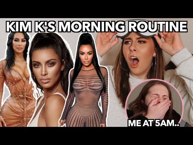 I Tried Kim Kardashian's Morning Routine *I was shocked*