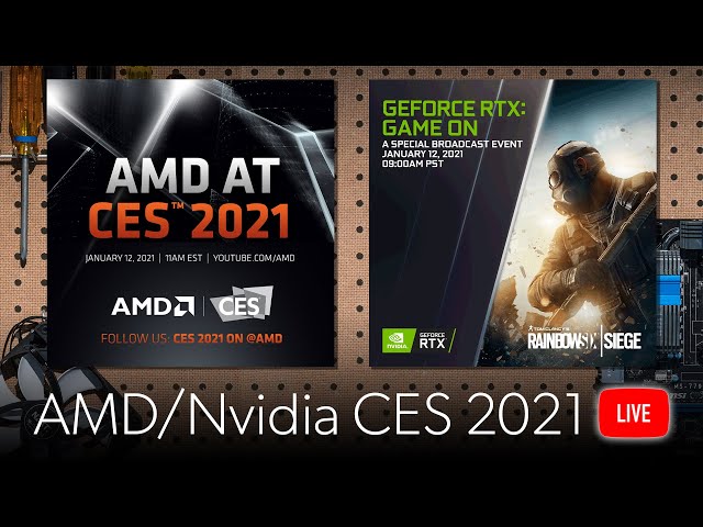 Watch AMD & Nvidia CES 2021 keynotes with PCWorld!
