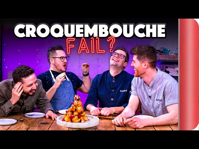 CROQUEMBOUCHE (Profiterole Tower) Recipe Relay | Sorted FoodChallenge!! | Pass It On S2 E8