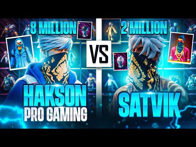 SATVIK VS HAKSON PRO GAMING 🔥 COLLECTION VERSES OF THE YEAR - GARENA FREE FIRE || HAKSON OFFICIAL ||