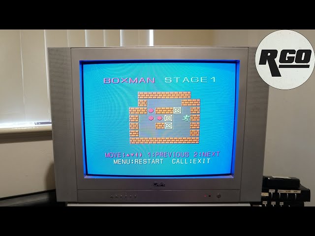 I Review the Game Built into My New CRT (Boxman)