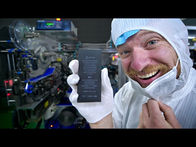 Inside an iPhone Battery Factory