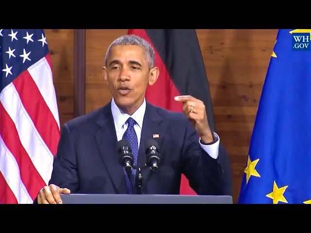 President Obama: "The World Needs A Strong Europe"