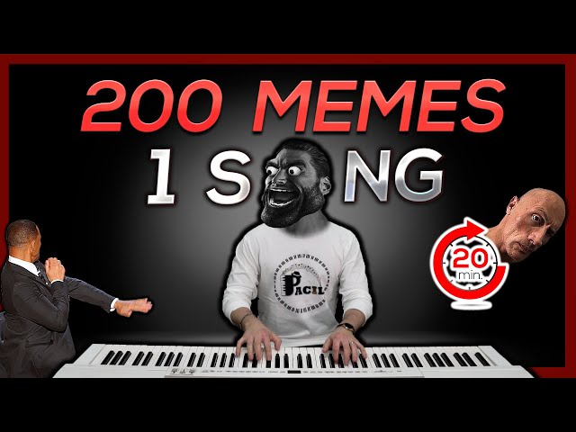 200 MEMES in 1 SONG (in 20 minutes)