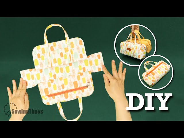DIY Multipurpose Pencil Bag 🐳 Craft your own Zipper Tote Bag - Easy DIY Tutorial!