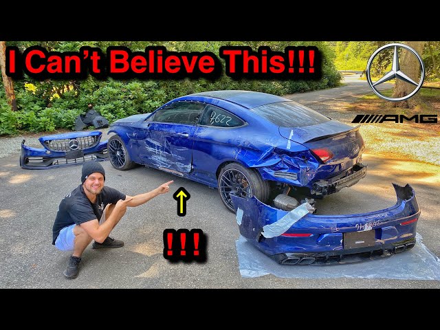 I Just Bought A Badly Wrecked 2019 Mercedes C63 AMG From Copart And Got EXTREMELY LUCKY...Again!!