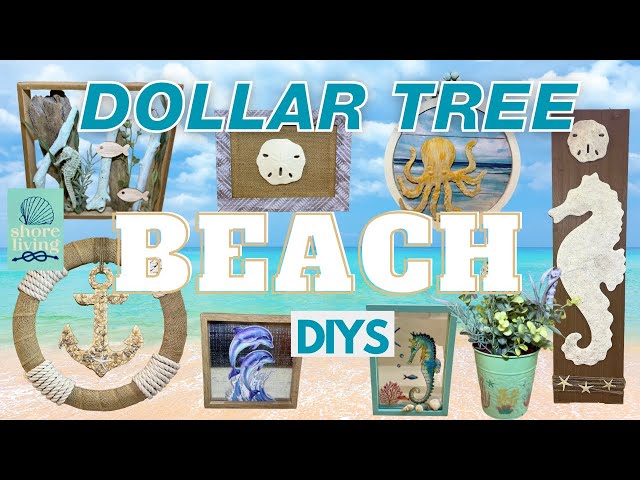 ⚓️ 8 New SHORE LIVING Dollar Tree DIYS! Beach, Coastal or Summer DIY & Hacks 2023