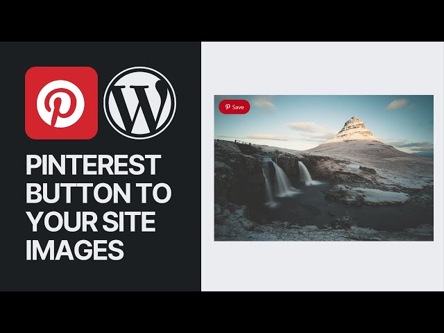 How To Add Pinterest Button to Your WordPress Website Images For Free? Without Coding 📌