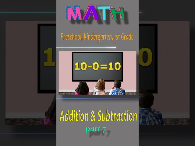 Addition & Subtraction - part 7