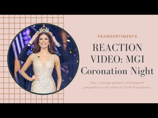 Samantha Bernardo: REACTION VIDEO l Miss Grand International Coronation Night 2020