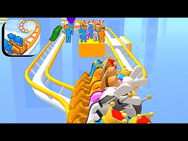 Runner Coaster ​- All Levels Gameplay Android,ios (Levels 143-144)