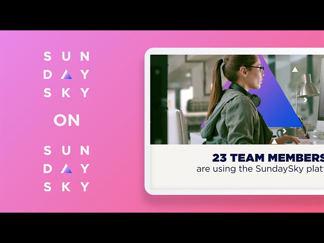 A Year In Review Recap Video For SundaySky Customers