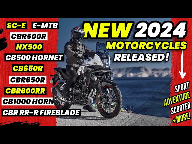 NEW 2024 Motorcycles Released: NX / CB / CBR + MORE! | 2024 Honda Model Lineup Review