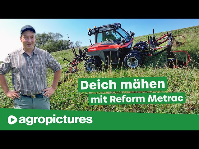 Unterwegs mit Lohnunternehmer Josef Winkler | Reform Metrac H95 im Einsatz bei der Landschaftspflege