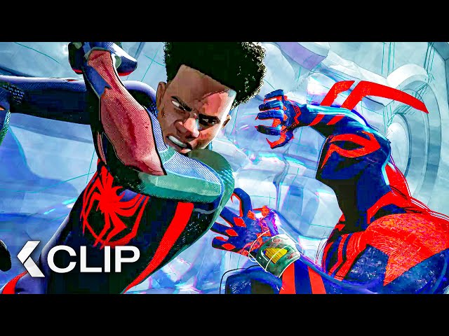 Miles vs. Spider-Man 2099 Epic Fight Scene - Spider-Man: Across The Spider-Verse (2023)