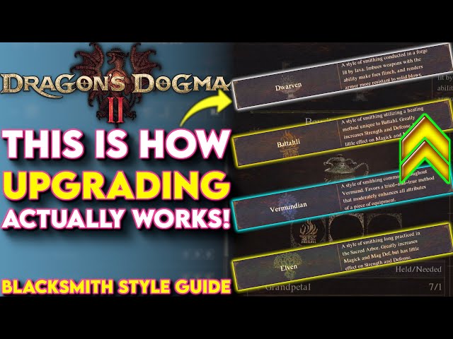 You’re Upgrading Wrong! Blacksmith Guide For Dragon's Dogma 2! (Dragon's Dogma 2 Tips)
