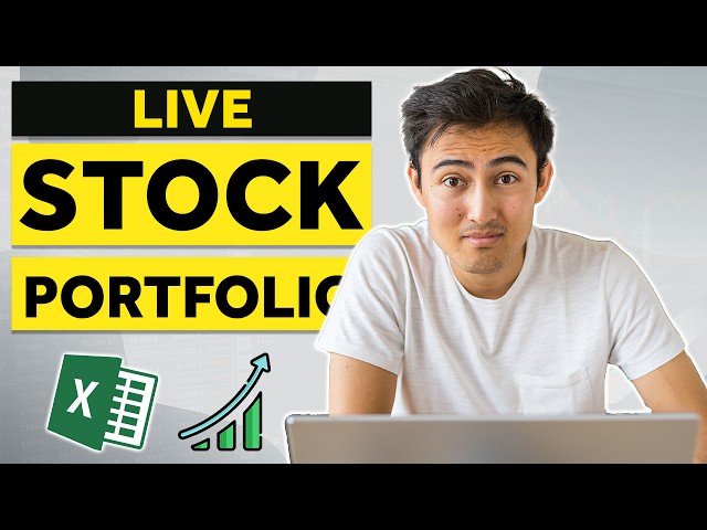 Build a Stock Portfolio with LIVE Stock Data on Excel