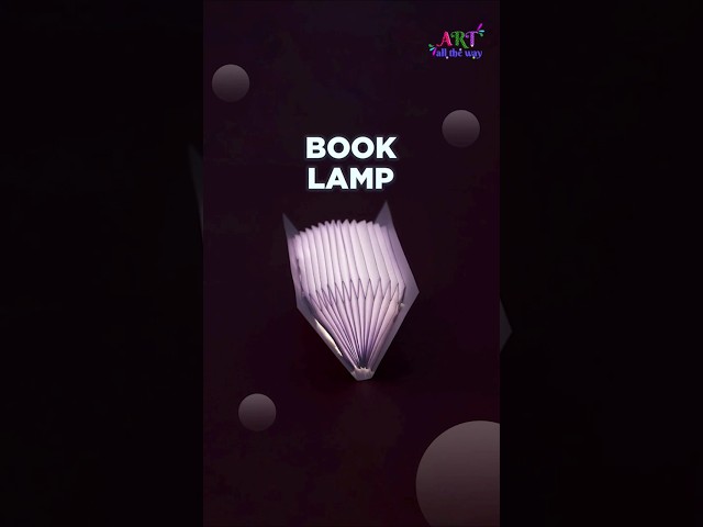 Book Lamp #ventunoart #diy #craftideas #craft #diycraft #papercraft #papercrafts #book #shortsfeed