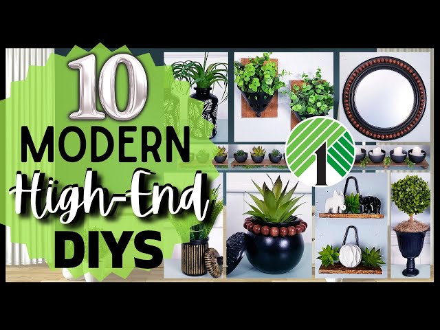10 Must Try DOLLAR TREE DIY Modern Home Decor Hacks & Crafts | Top Favorite High-End Look Projects!