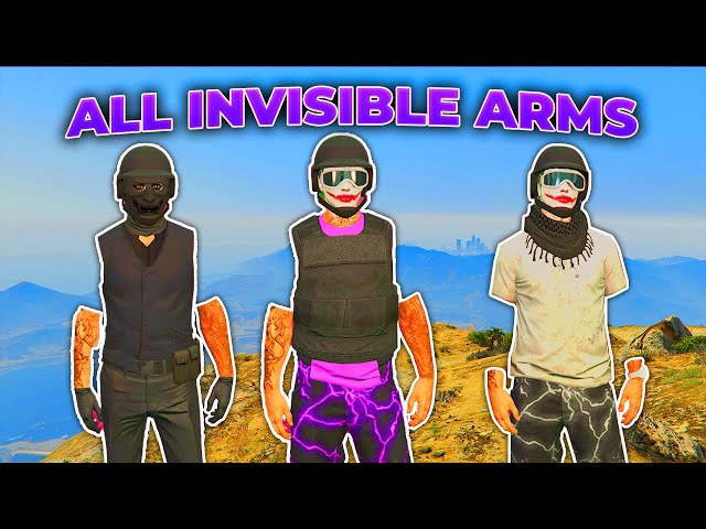 ALL PERMANENT INVISIBLE ARMS GLITCH IN GTA 5 ONLINE! WORKING (GTA 5 No Arms Glitch)