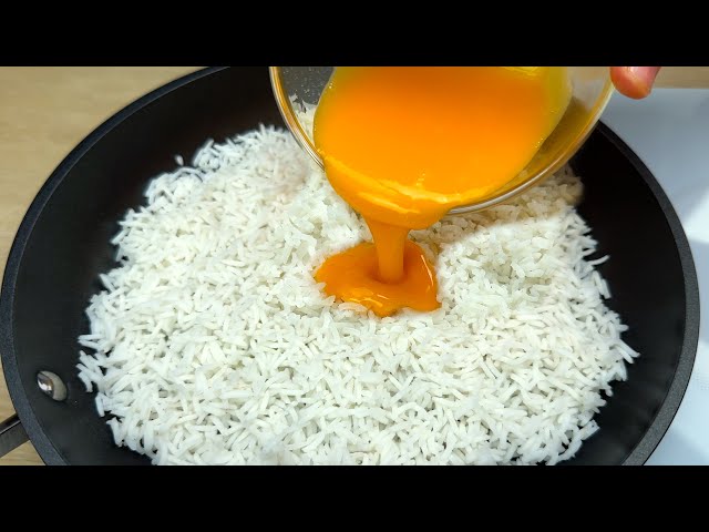 3 eggs and rice! I cook this rice every day! Simple, delicious! 2 recipes! # 255