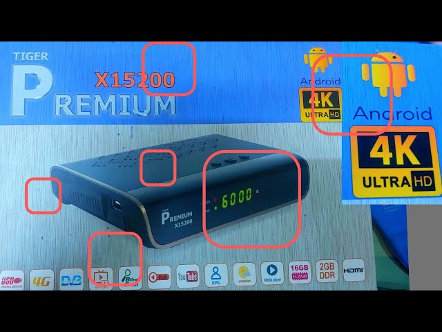 Tiger Premium X15200 4k Ultra HD Satellite Reciver