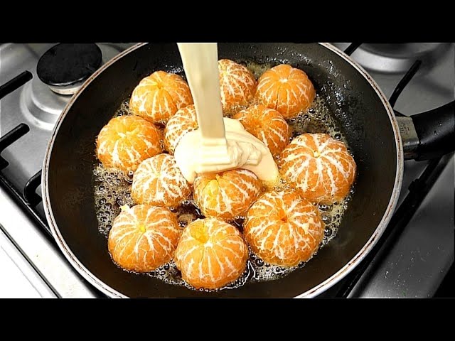 Dessert in 1 MINUTE! Take ORANGE and make this delicious quick and easy dessert WITHOUT OVEN