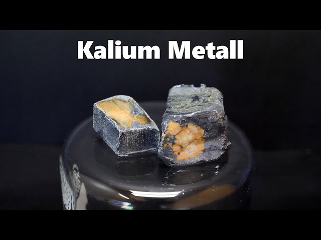 KALIUM - das dritt-REAKTIVSTE Metall der Welt!  [𝟰𝗞] | JJChemistry
