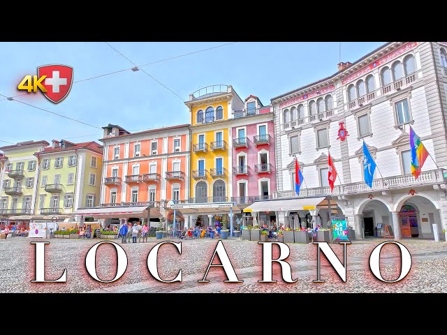 SWITZERLAND LOCARNO 🇨🇭 Exploring the Beauty of Locarno's Embankment & Central Square