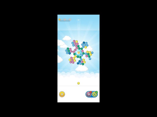 Bubble Cloud (by Valas Media) - free offline bubble shooter game for Android and iOS - gameplay.