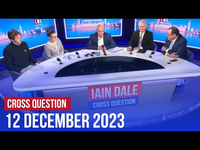 Iain Dale joined by Andrew Marr for Rwanda vote reaction + Cross Question | Watch again