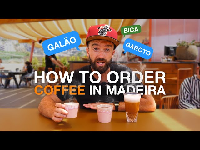 How To Order COFFEE in MADEIRA!? (The Local Way)