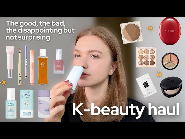 K-beauty haul - Isntree, dasique, Tirtir, Goodal, Kaine and more