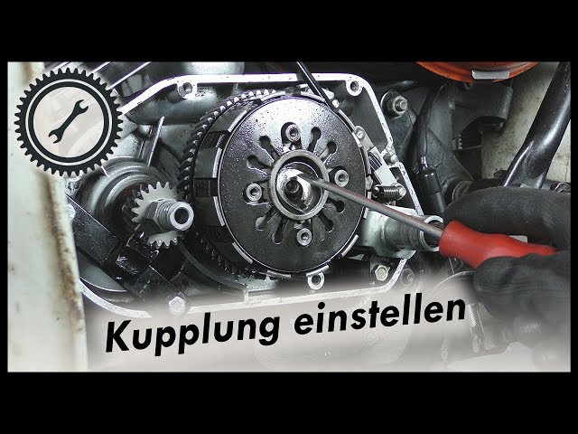 Adjust the Clutch and switch Frictionlinings - S51, KR51/2, SR50 Tutorial