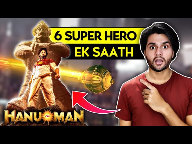 HanuMan Ke Saath 6 Superheroes || Prasanth Varma Cinematic Universe || PVCU Future Plan