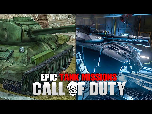 MOST EPIC TANK MISSIONS【4Kᵁᴴᴰ 60ᶠᵖˢ】Evolution of Tank Campaigns in Call of Duty Series