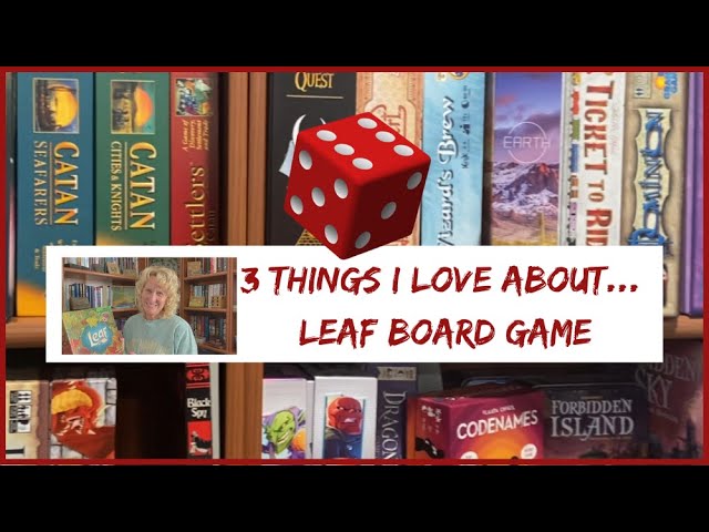 3 Things I Love About... LEAF Board Game #sologameplay #boardgames