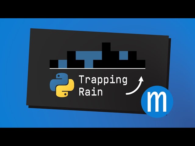 Trapping Rain in Python with Numpy |  LeetCode Hard Interview Solution