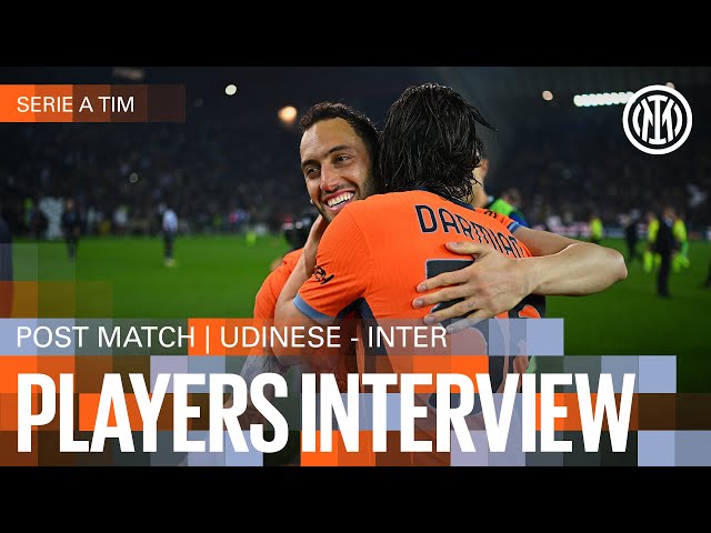 FRATTESI AND CALHANOGLU | UDINESE 1-2 INTER | PLAYERS INTERVIEW 🎙️⚫🔵