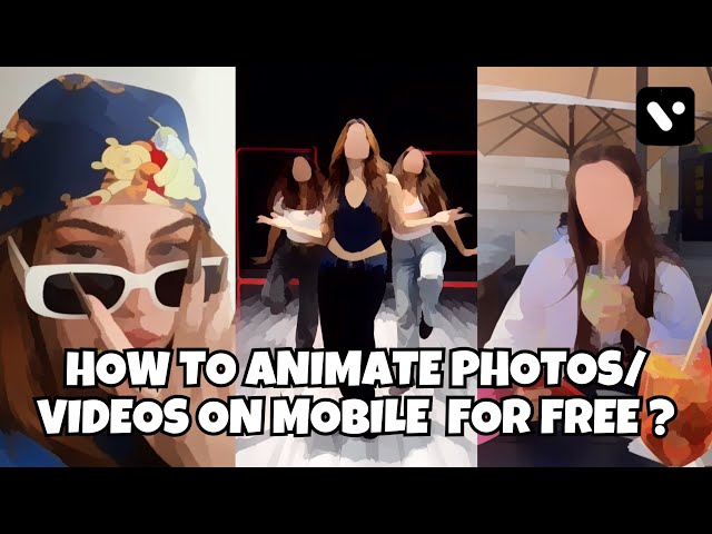 How to animate videos for free | how to animate photos for free | how to illustrate photos/videos