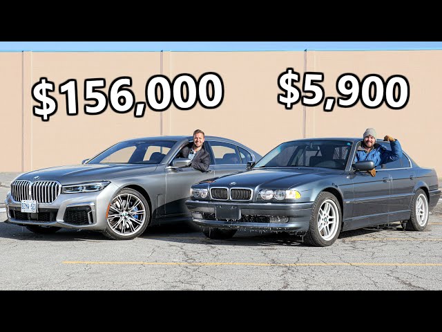 2020 BMW 750Li vs 2001 BMW 7-Series // Luxury Meets Legend
