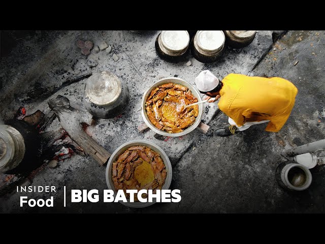 How Kashmiri Chefs Cook A 25-Course Wazwan Wedding Dinner | Big Batches | Insider Food