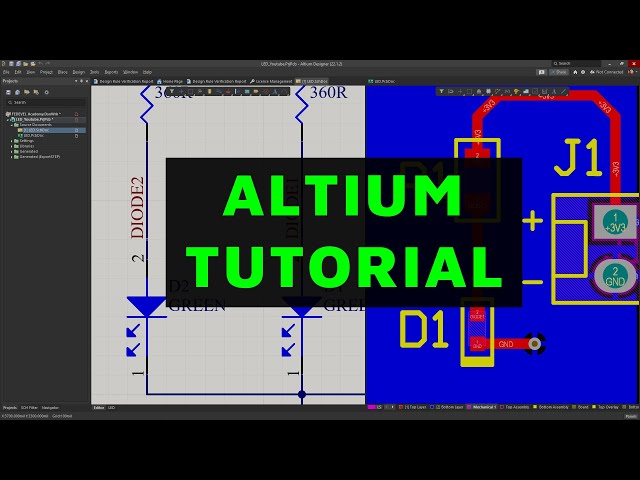Altium Designer 22 Tutorial - Quick & Easy |  Step by Step