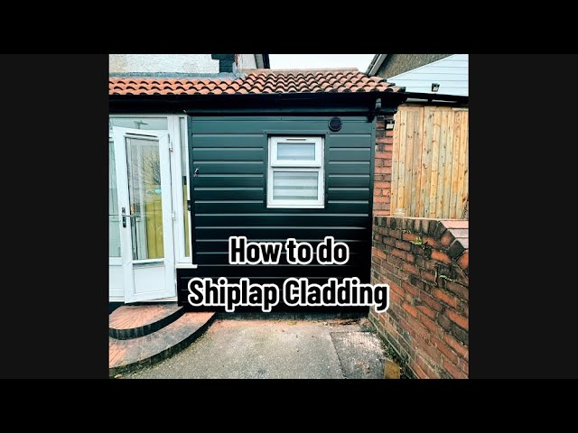 How to Fit PVC Shiplap Cladding - Tutorial