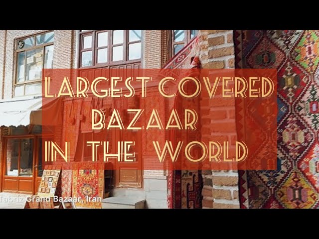 Walk with me in the largest coverd bazaar in the world!