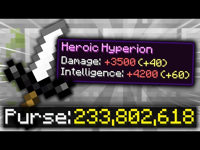 Road To Hyperion #1 - How I Made $233 Million Coins In 1 Hour! (Hypixel Skyblock)