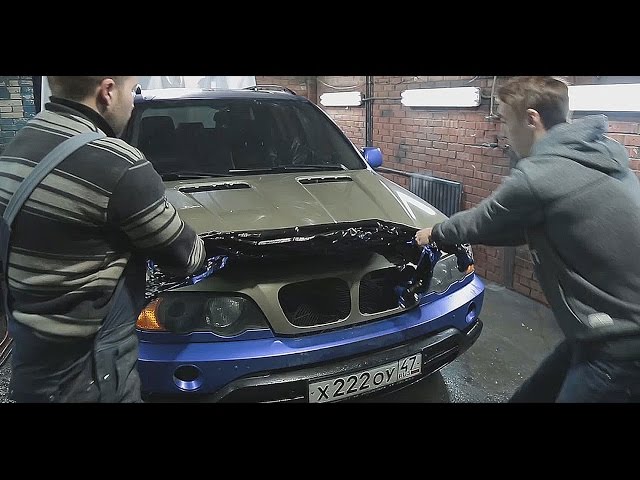 BMW X5. Plastidip problems