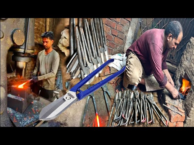 Manufacture Process of Metal Sheets Cutting Scissors in Indian Factory || Forging of metal Scissors